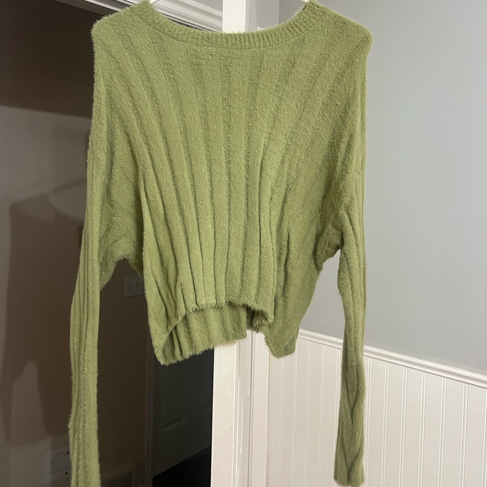 Green sweater